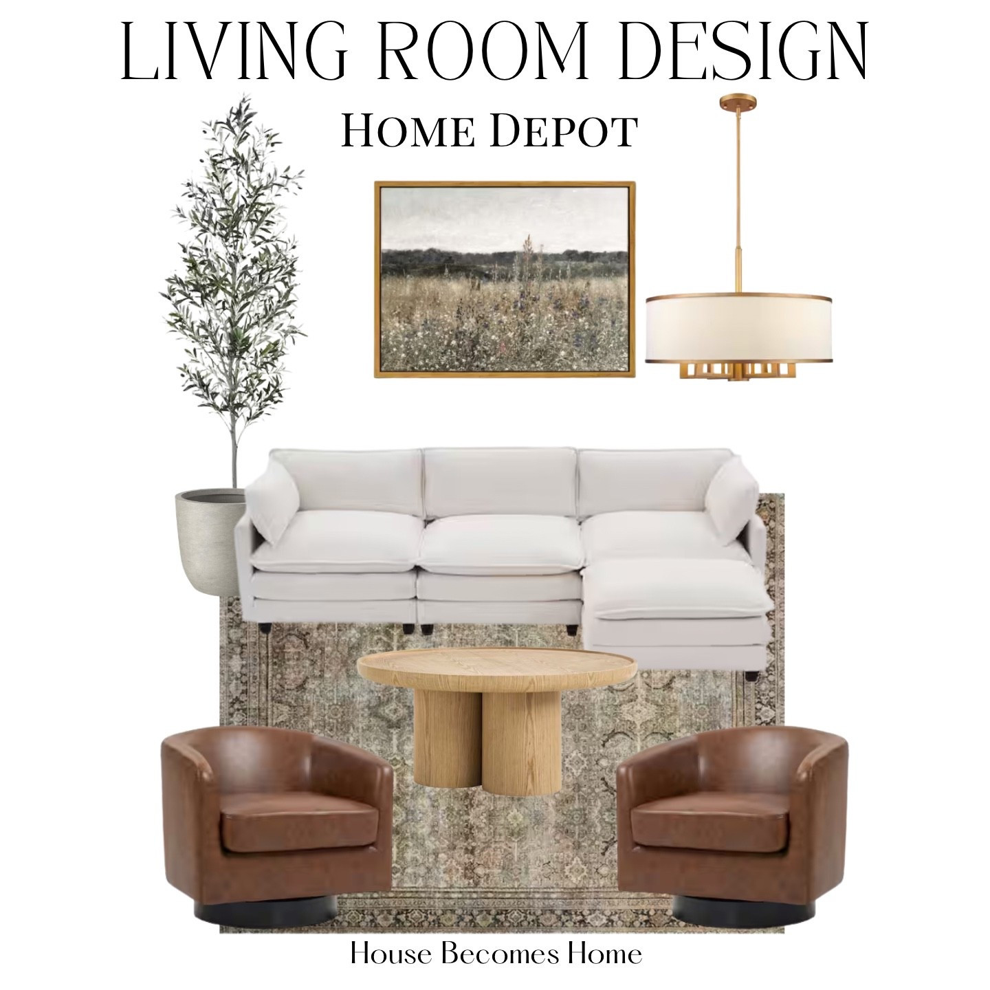 Living room design from Home Depot!

#LTKHome #LTKSeasonal #LTKSaleAlert