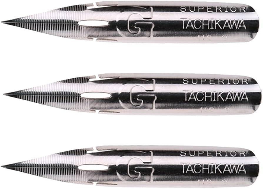 MyLifeUNIT Tachikawa Comic G Nib, Manga G-Pen Nib, Pack of 3 | Amazon (US)