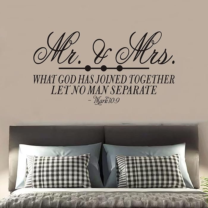 Wall Decals for Bedroom, Wall Stickers for Bedroom, (Easy to Apply), Vinyl Wall Decor Art Quotes,... | Amazon (US)