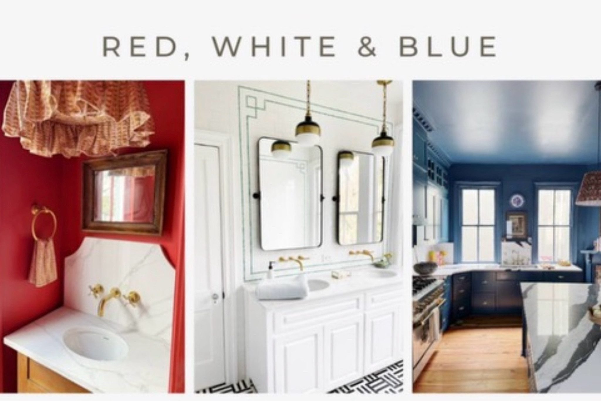 Red white and blue, just for you! 