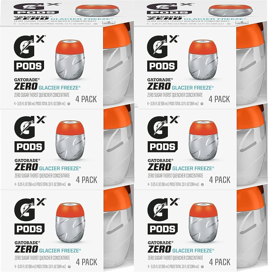 Gatorade Gx Pods Glacier Freeze Zero 24ct | Amazon (US)