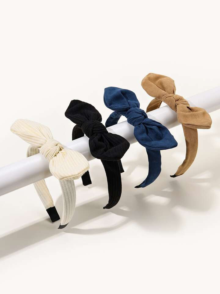 4pcs Bow Knot Decor Headband | SHEIN