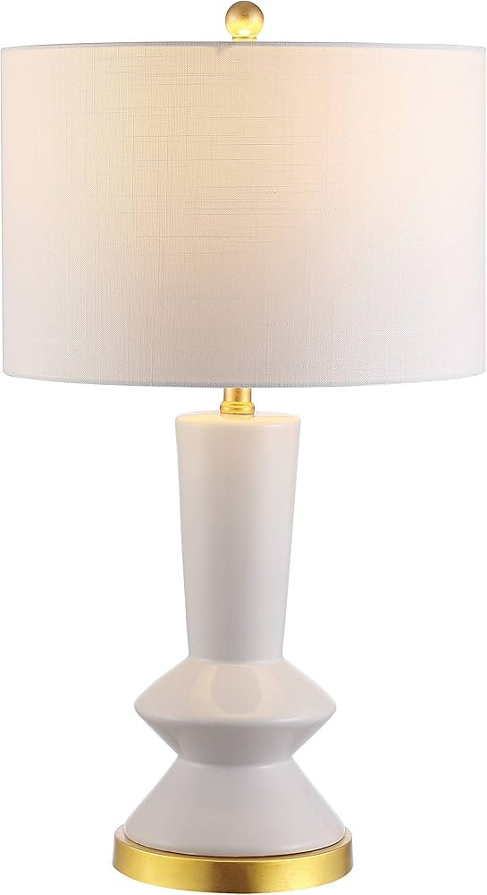 JONATHAN Y JYL6607A Ziggy 27" Ceramic/Iron Contemporary Glam LED Table Lamp Bedside Desk Nightsta... | Amazon (US)