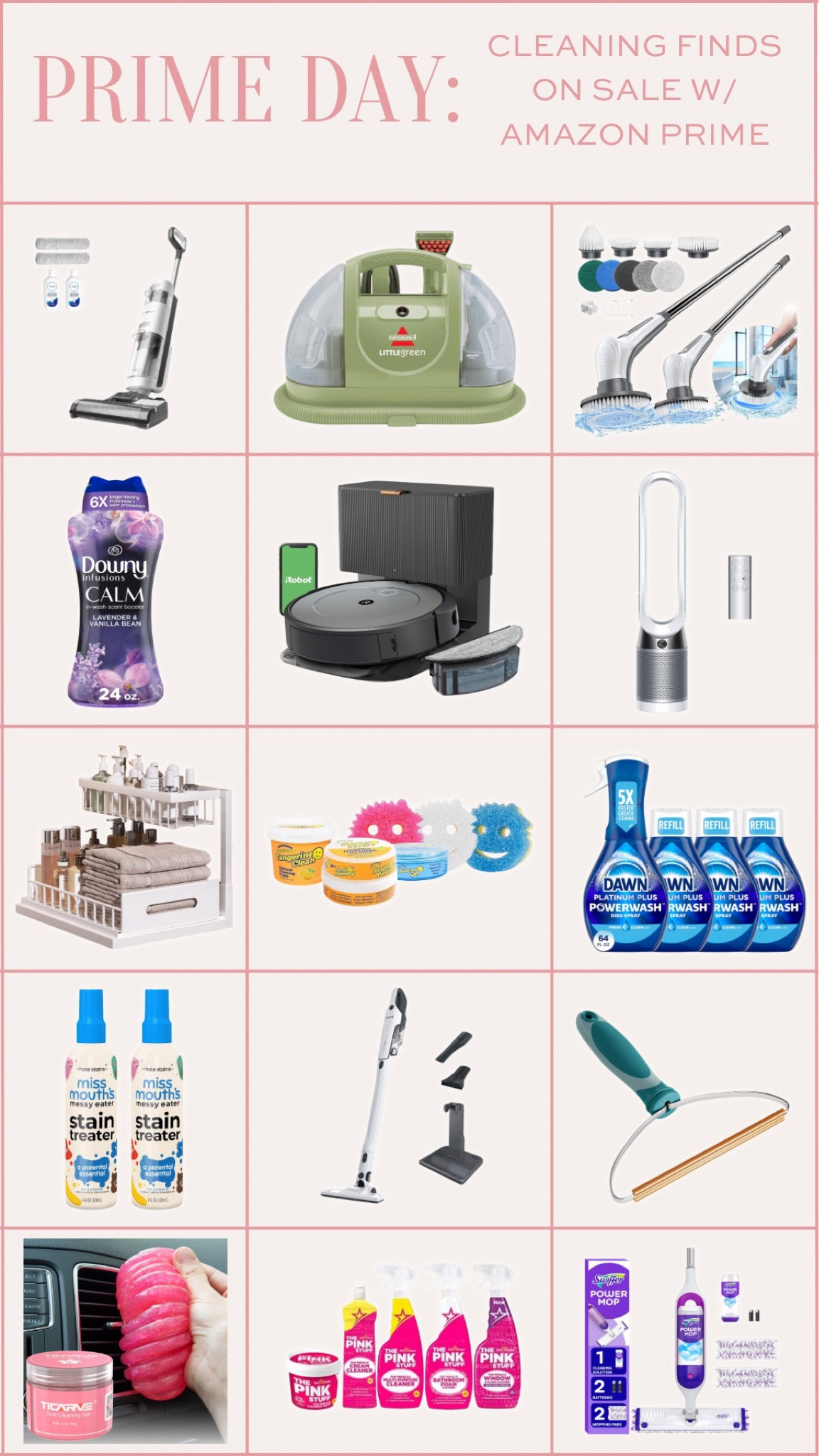 Prime day: viral cleaning finds

Amazon prime, Amazon prime day, prime day finds, prime day must haves, viral Amazon finds, viral cleantok finds, cleantok find, cleaning gadgets, Amazon gadgets, gadgets sale, cleaning sale, cleaning supplies, Amazon cleaning supplies, Amazon must haves, Amazon finds, viral cleaning finds

#LTKHome #LTKxPrimeDay #LTKSaleAlert