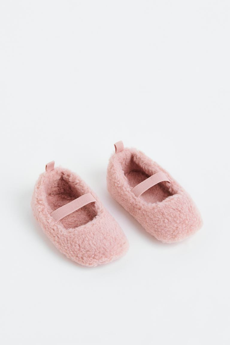 Soft Teddy Fabric Slippers | H&M (US + CA)