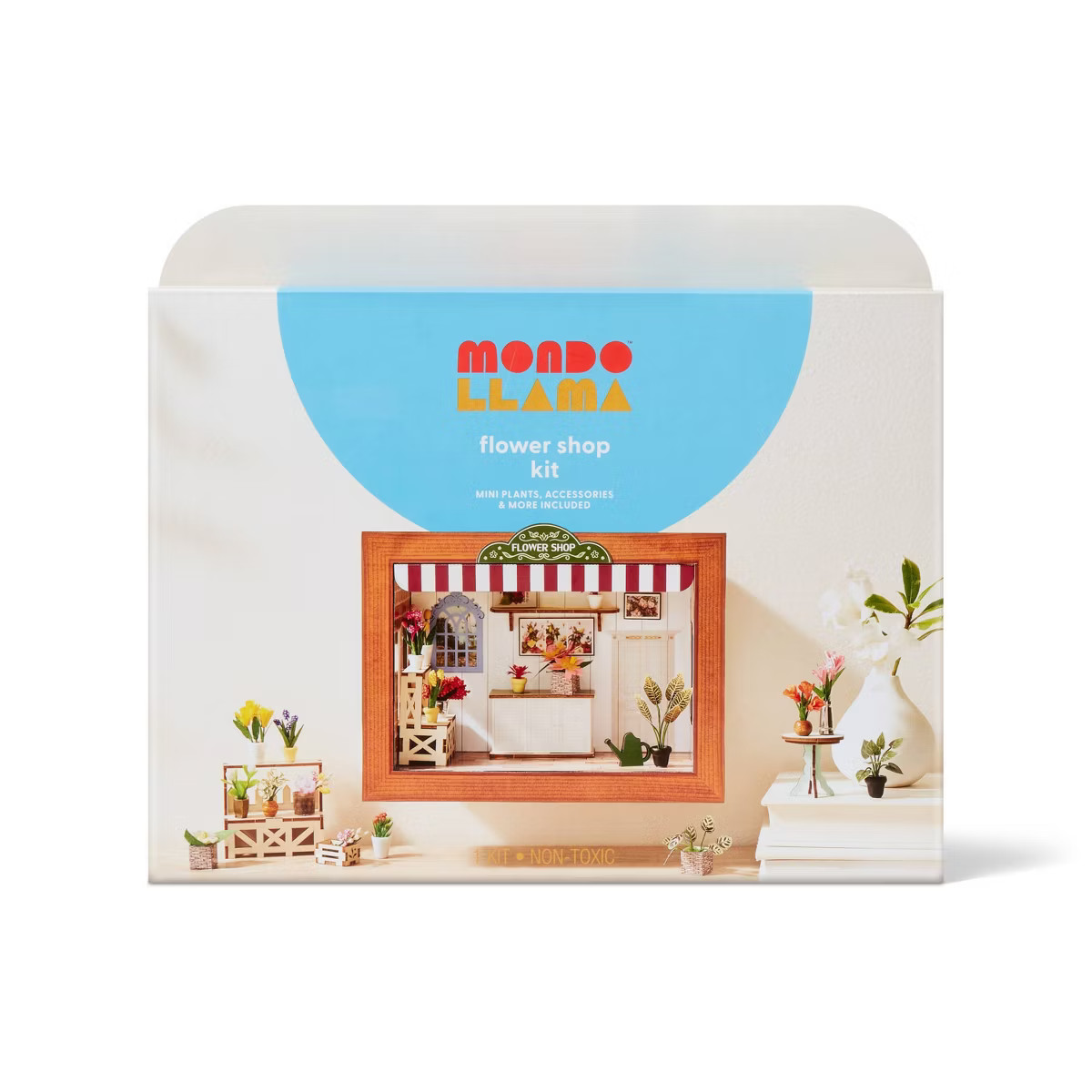 DIY 3D Miniature Flower Shop Craft Kit - Mondo Llama™ | Target