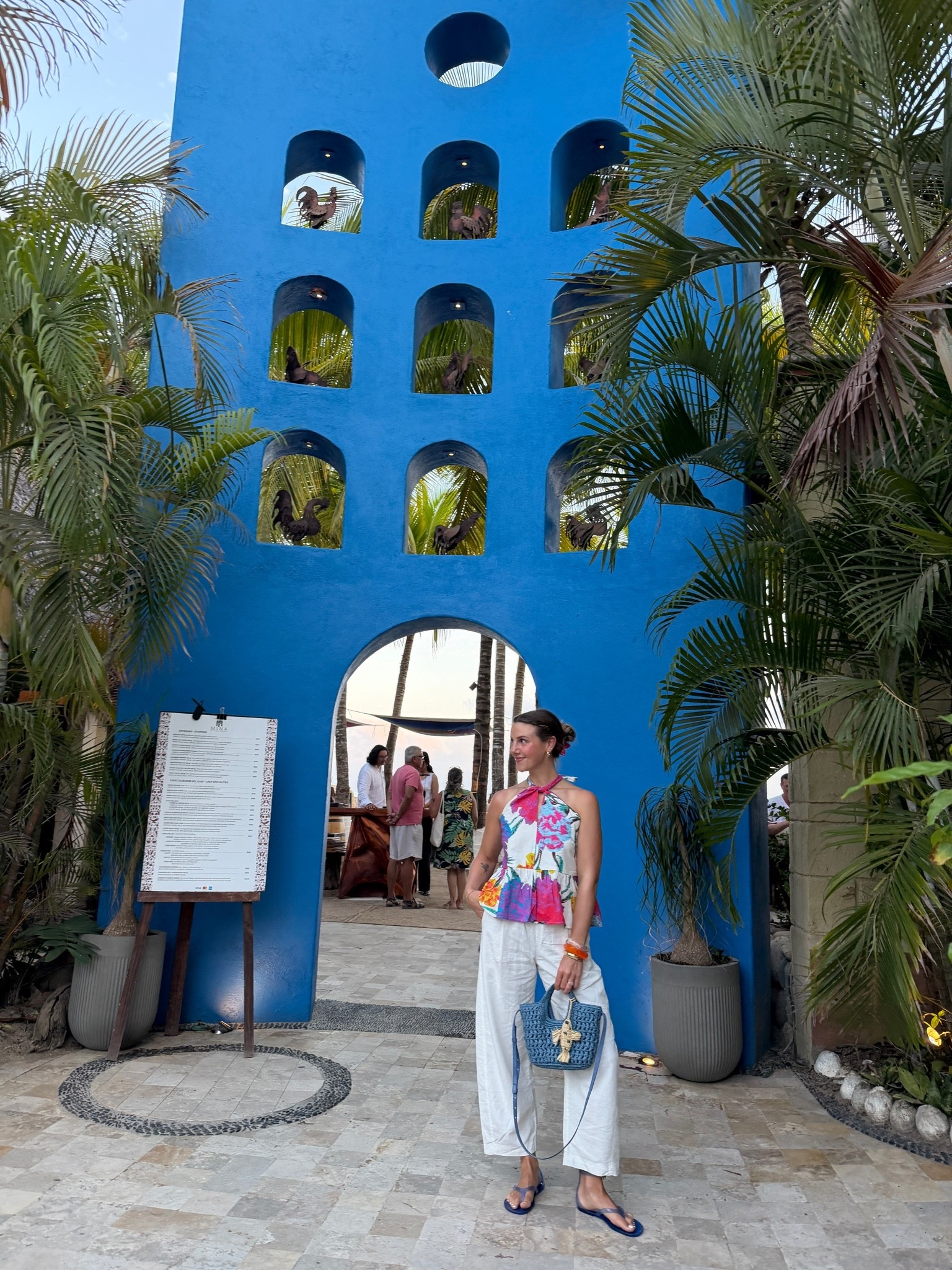 Outfit for my last night in Mexico! Size XS in pants, S in top, shoes are tts