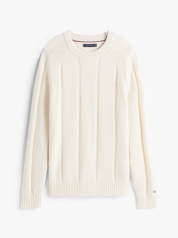 Smart Casual Struktur-Pullover aus Wollmix | Tommy Hilfiger (DE)