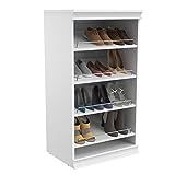 ClosetMaid 4566 Modular Closet Storage Stackable Shoe Shelf Unit, White | Amazon (US)