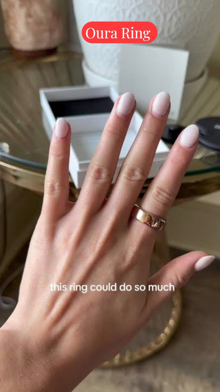 Oura ring are good for health and some much wellness benefits.

Key Features and Benefits
Smart Sensing Technology: The ring uses 18 signal paths to adapt to the user's finger, improving signal accuracy for continuous, 24/7 data.
Comprehensive Health Tracking: Measures sleep stages, heart rate (24/7), HRV, temperature trends, stress levels, and blood oxygen.
Improved Design: Fully made of titanium with a fully rounded interior and recessed sensors, making it more comfortable and durable than previous models.
Daily Insights: Provides specialized scores for Sleep, Readiness, and Activity.
Activity Detection: Automatically detects over 40 different activities.
Women's Health: Features enhanced cycle tracking and period prediction. 

#LTKValentine #LTKBeauty #LTKfitnessgoals