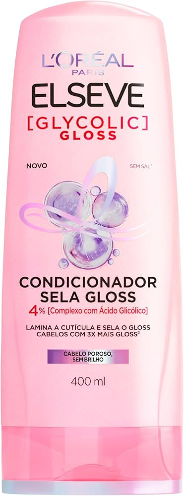 Condicionador L'Oréal Paris Elseve Glycolic Gloss 400ml | Amazon (BR)
