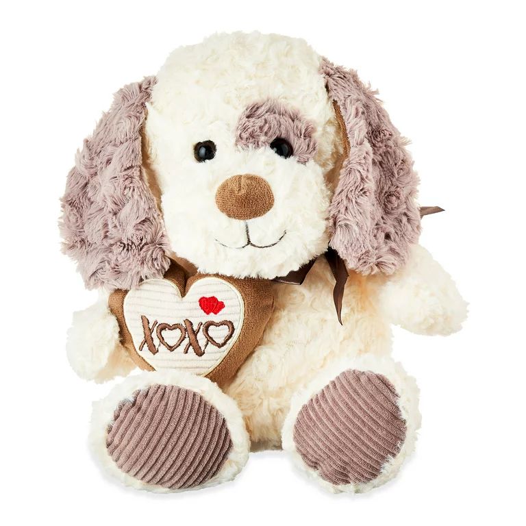 Way To Celebrate Valentine’s Day 10.5" Dog Plush | Walmart (US)