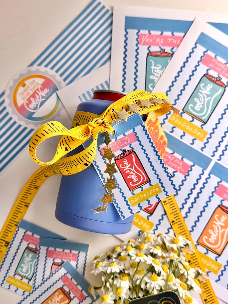 Cool and Nice Printable Gift Tag | Teacher End of Year Gift | Soda Tag | Last Day of School | Ins... | Etsy (Global)