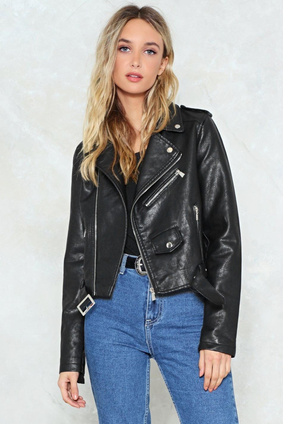 Into Moto Sports Faux Leather Jacket | NastyGal (US & CA)