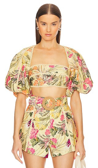 Lark Top in Honey Botanical | Revolve Clothing (Global)