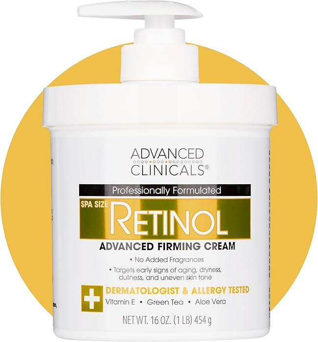 Advanced Clinicals Retinol Body Lotion & Face Moisturizer | Visible Anti Aging Skin Care Retinol ... | Amazon (US)