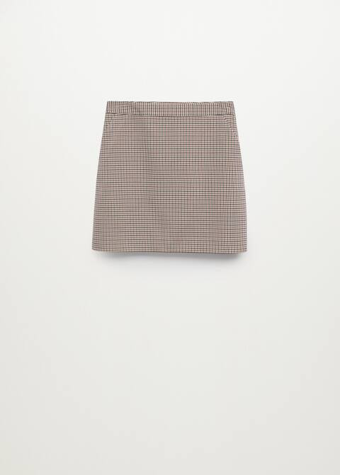 Check design skirt | MANGO (US)