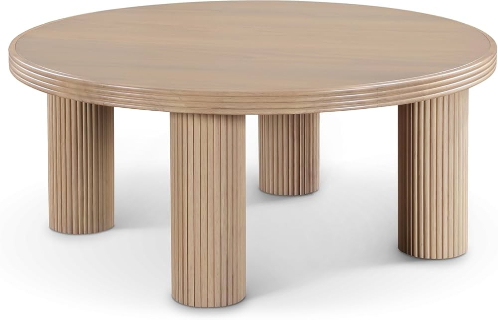 Meridian Furniture 99059Oak-CT Hayden Collection Mid-Century Modern Coffee Table with Rich Natura... | Amazon (US)