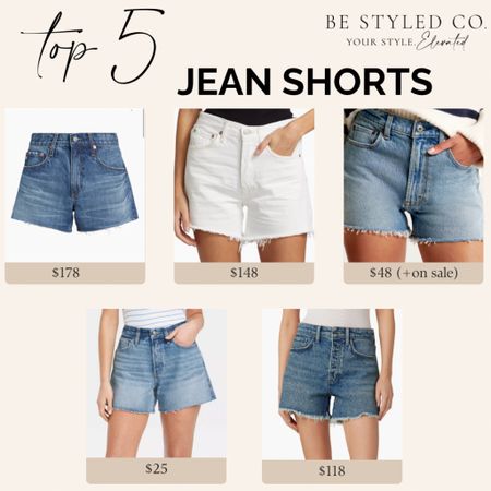 Favorite Jean shorts for spring 2024  

#LTKover40 #LTKmidsize #LTKfindsunder100