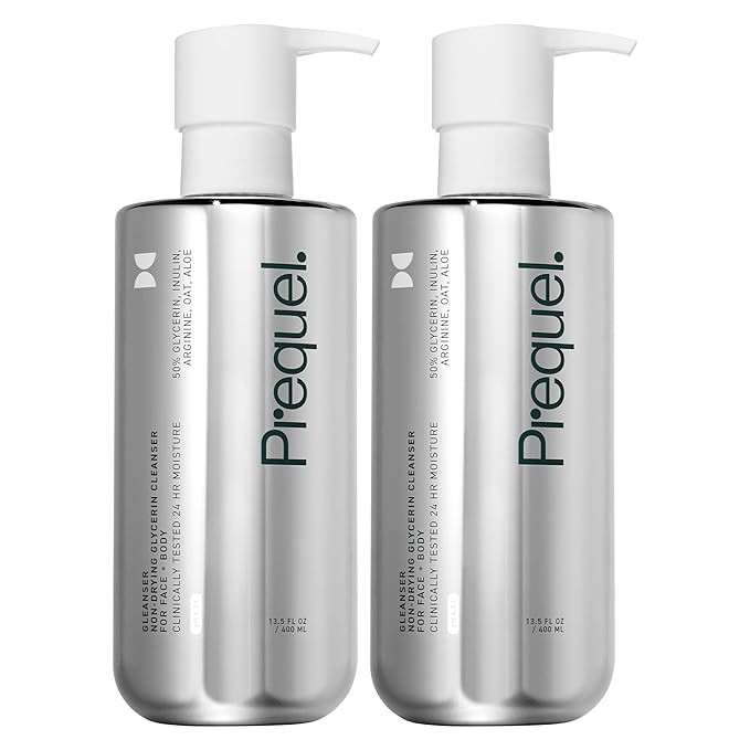 Prequel Skin - Gleanser Non-Drying Glycerin Cleanser - 2 Pack - Moisturizing Face Wash - Unscente... | Amazon (US)