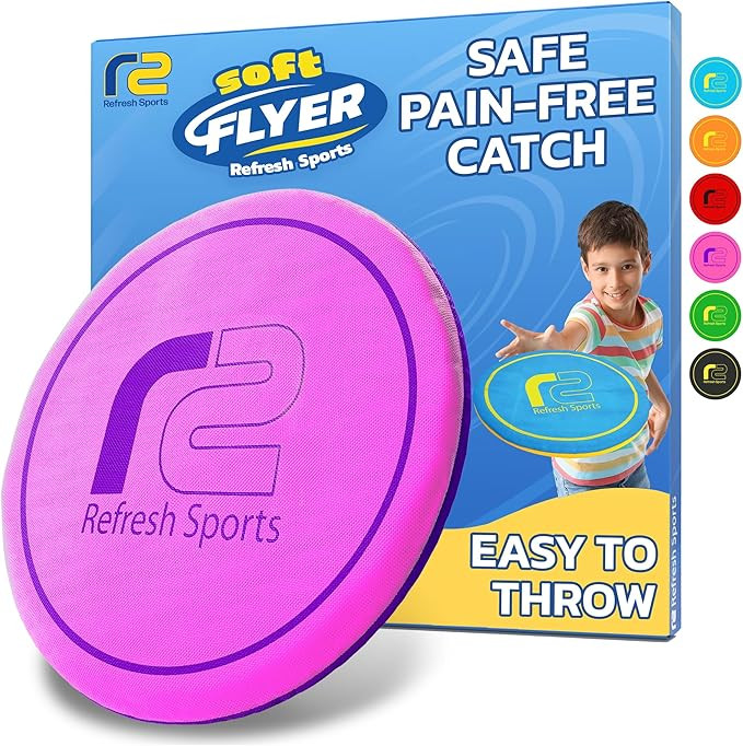 Soft Flying Disc for Kids - Best Girl Toys Age 4 & Up - Engaging Toy for 7 Year Old Girl Birthday... | Amazon (US)