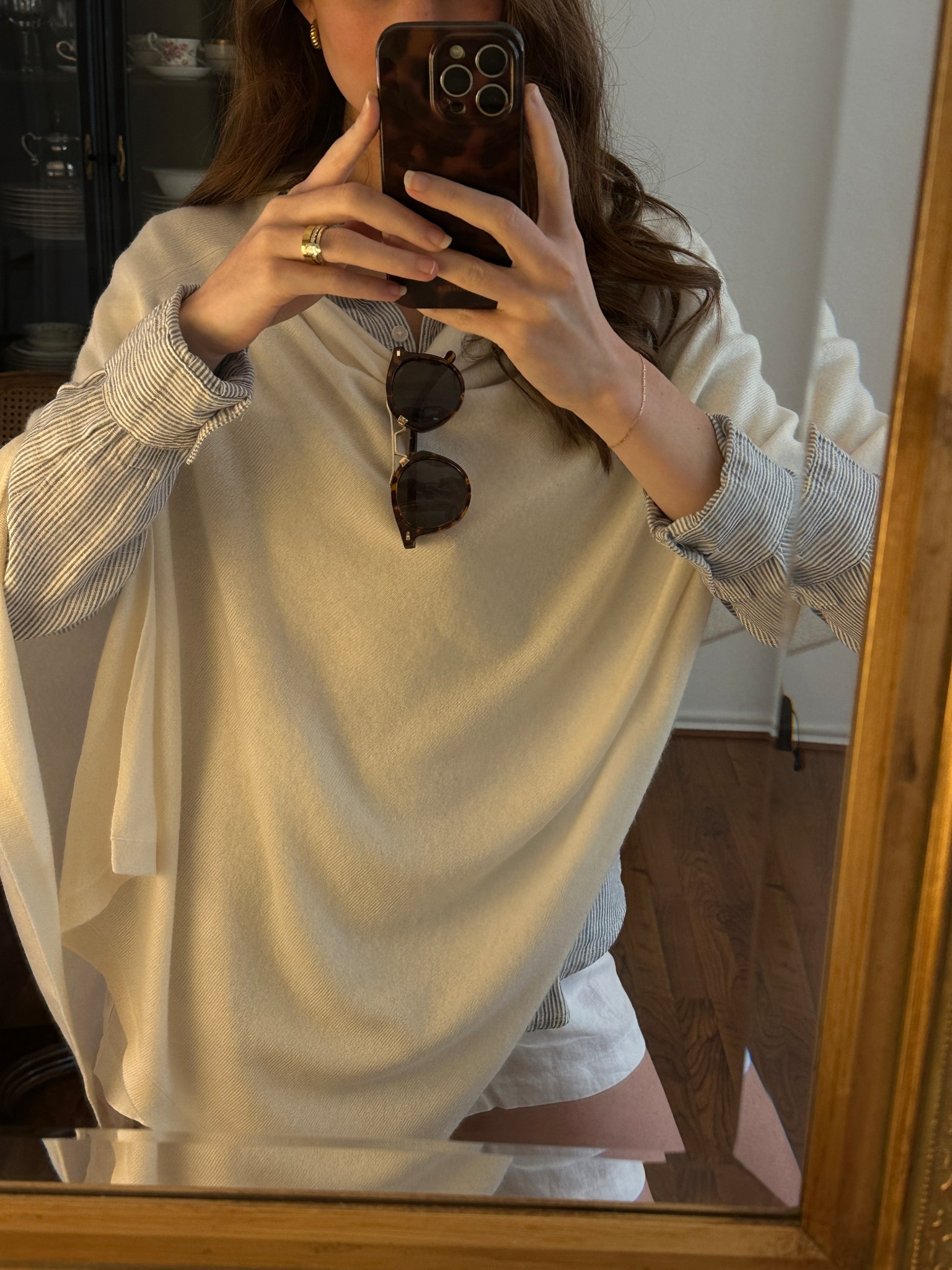 Quince nursing shawl!