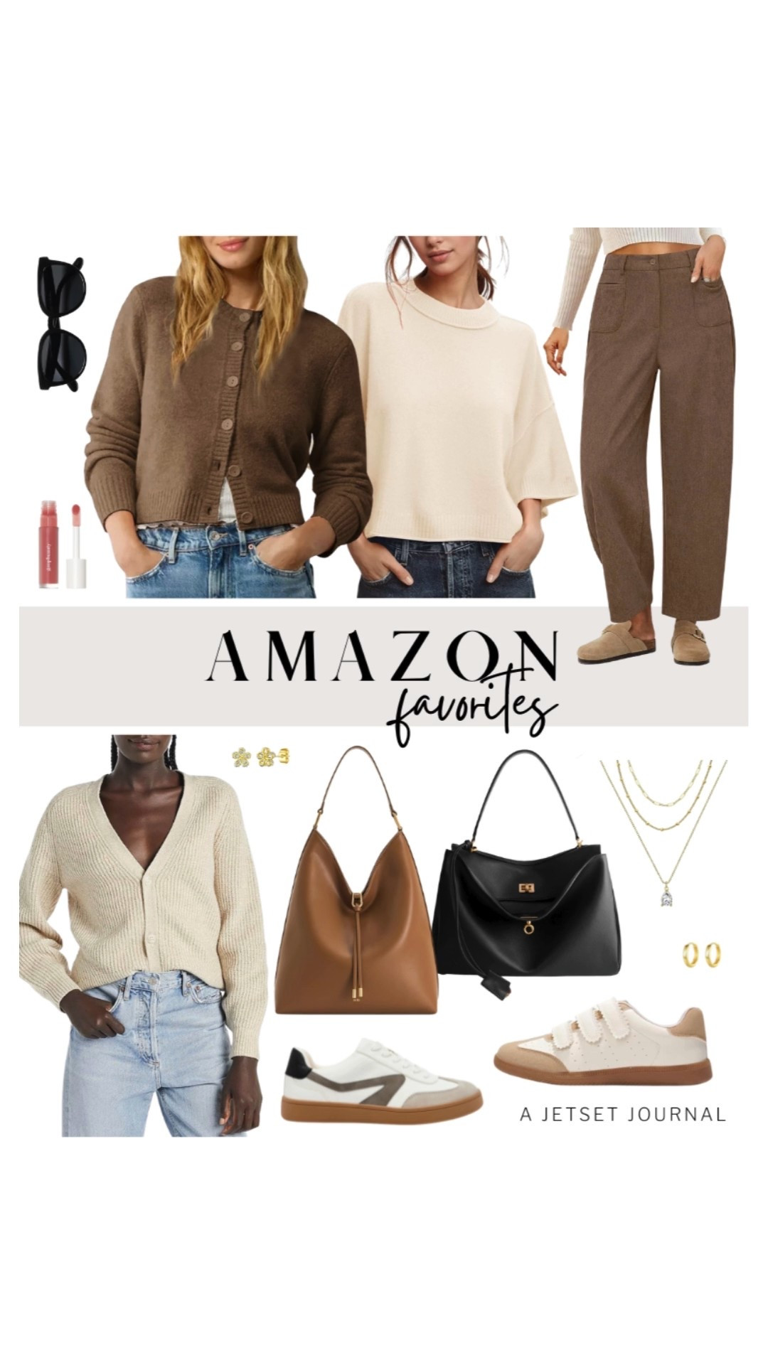 Here are some new Amazon finds you will love!
knit pullover, ribbed cardigan, short sleeve tee, tote bag, gold accessories, fall sweaters, wardrobe refresh, amazon fashion, top picks, fall look, affordable style, amazon finds, cute tops, neutral top, fall style, outfit idea

#LTKSeasonal #LTKU #LTKStyleTip