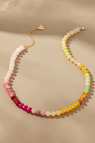 Rainbow Stone Necklace | Anthropologie (US)