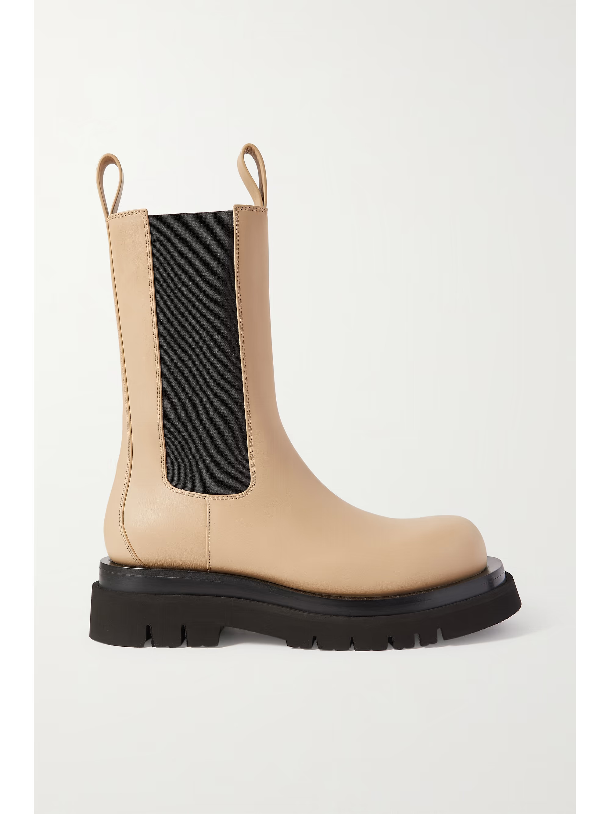 Lug rubber-trimmed leather Chelsea boots | NET-A-PORTER APAC