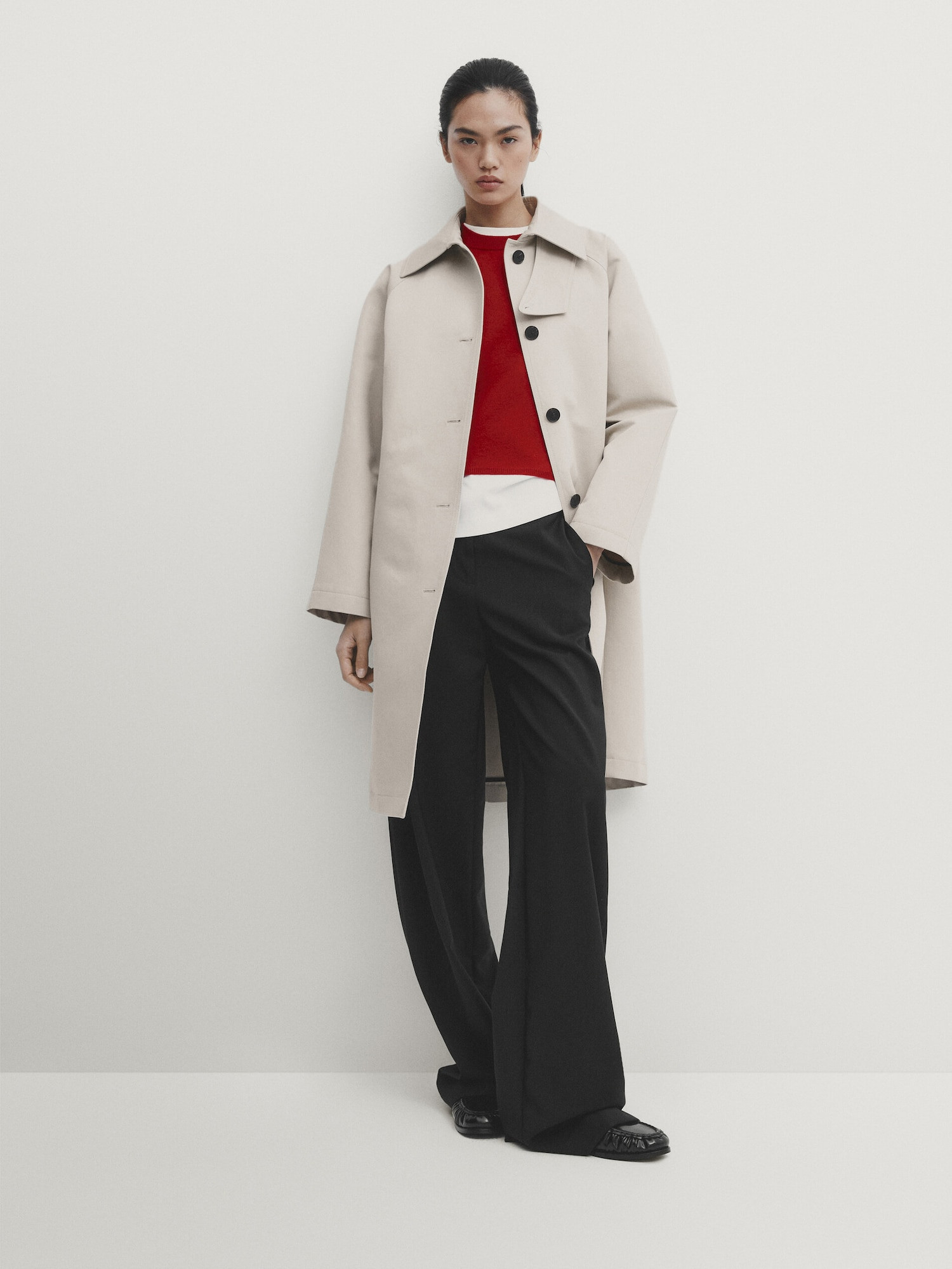 2-layer trench coat | Massimo Dutti US