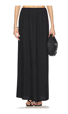 MORE TO COME Malina Skirt in Black from Revolve.com | Revolve Clothing (Global)