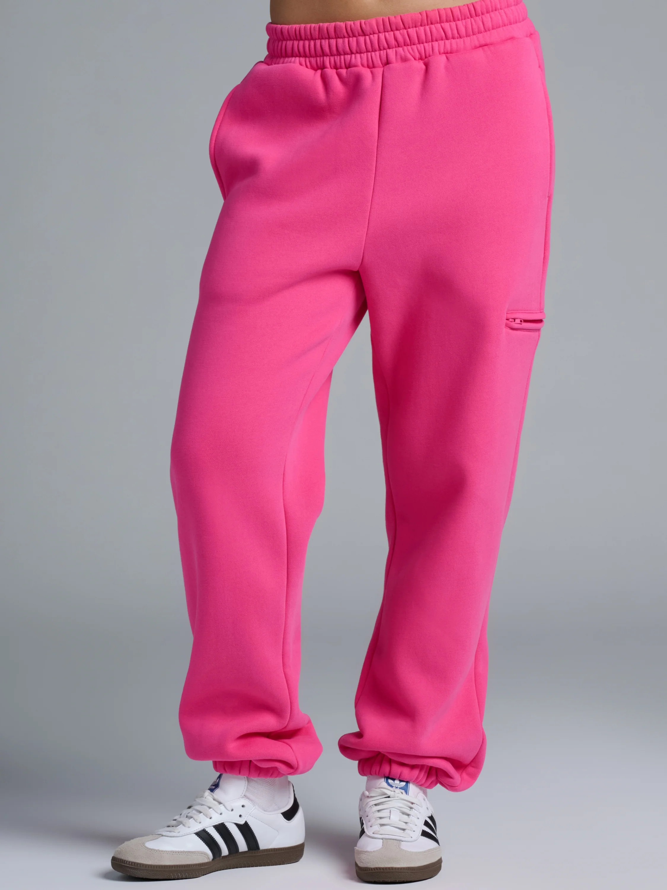 Comfrt Airplane Mode Travel Sweatpants | Hot Pink | Oversized | M | Medium | Comfrt