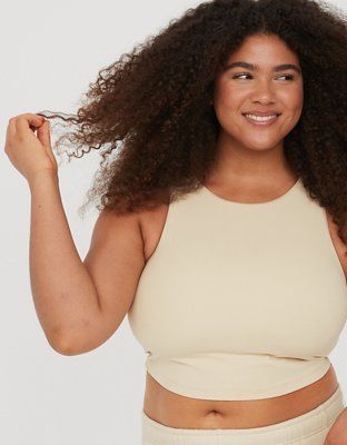 OFFLINE By Aerie Real Me Xtra High Neck Sports Bra | Aerie