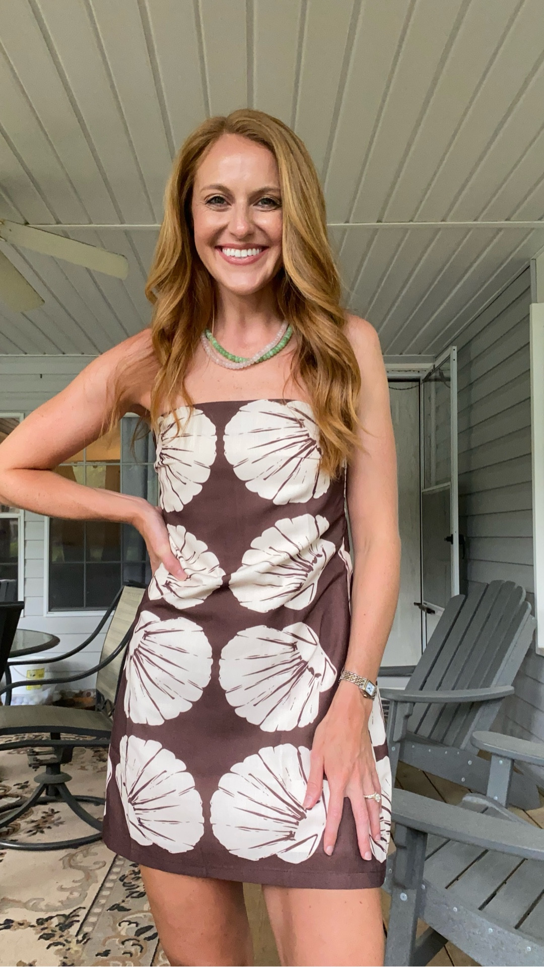 Amazon shell dress! Wearing a size XS. Love that it’s long enough for us tallerish gals (5’6”). Necklaces are from a bikini shop on St. Simons but linked two very similar options!!

#LTKTravel #LTKSeasonal #LTKFindsUnder50