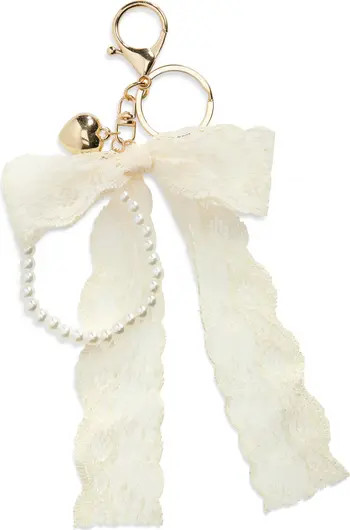 BP. Bow Faux Pearl Bag Charm | Nordstrom | Nordstrom