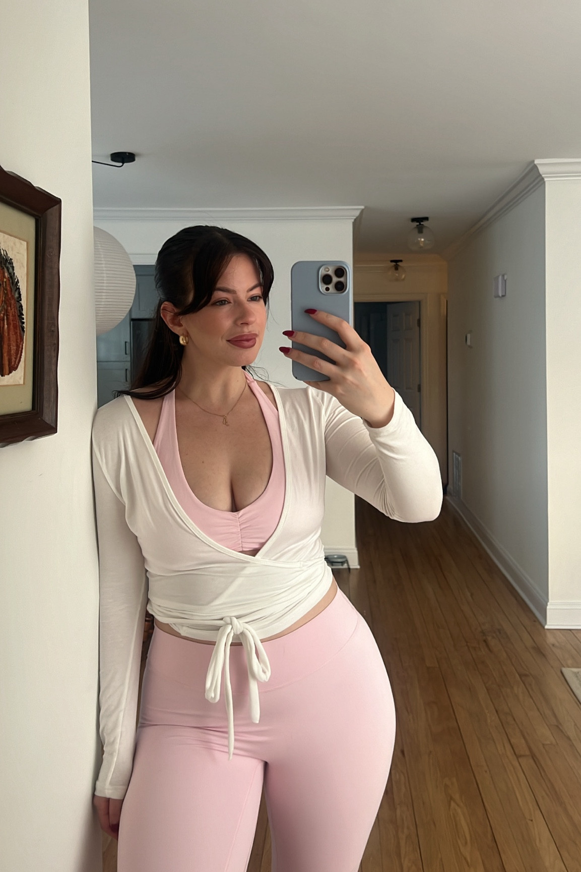 Wearing XL in leggings and L in bra 🫶🏻