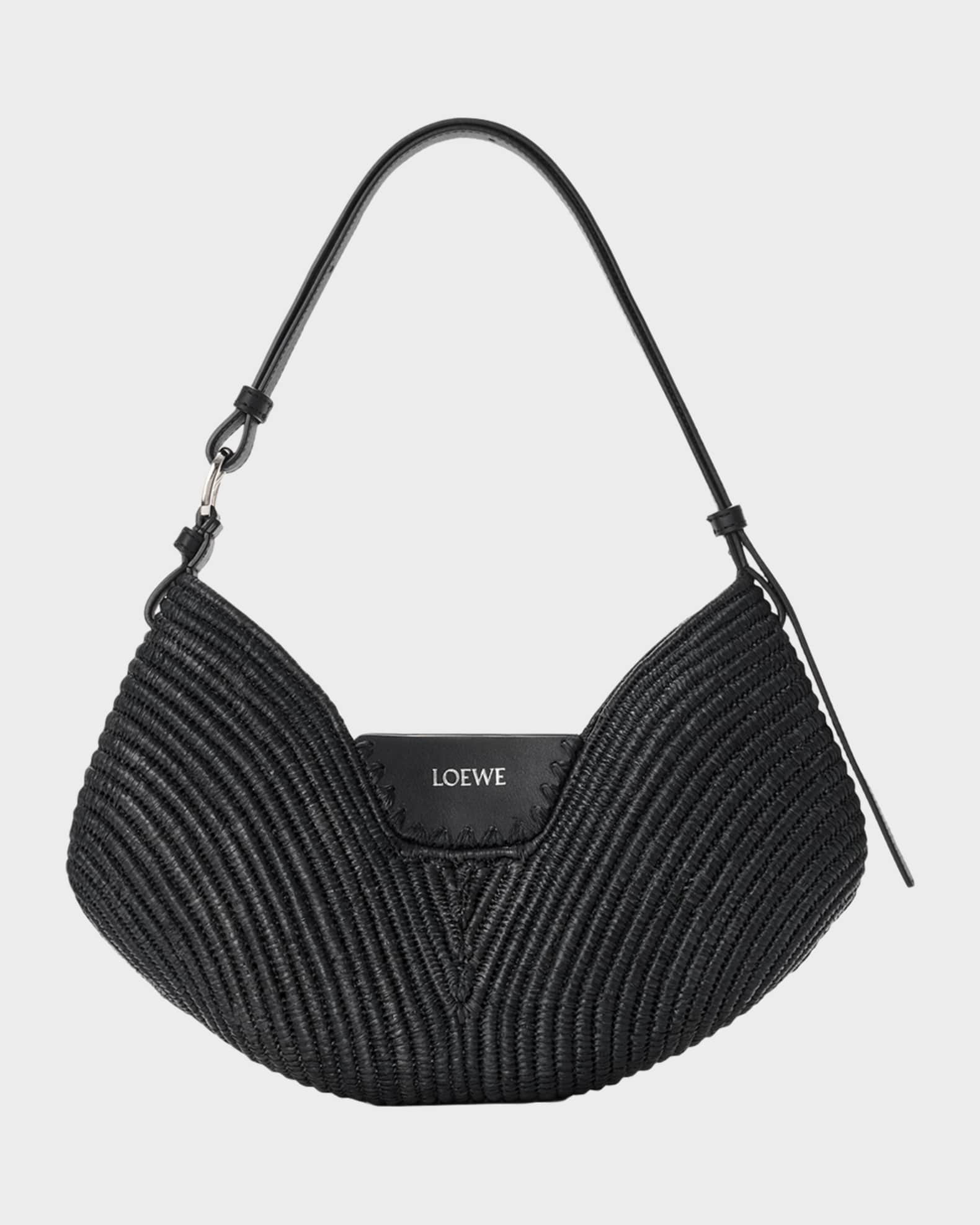 x Paula's Ibiza Swing Raffia Shoulder Bag | Neiman Marcus