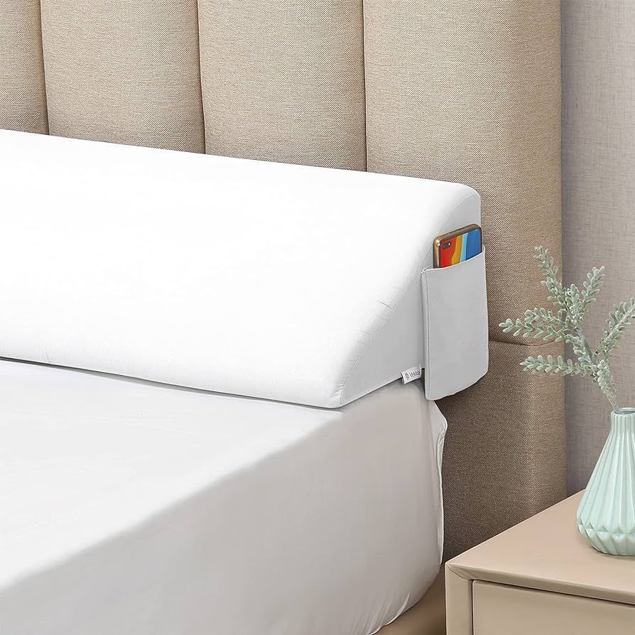 Vekkia Queen Size Bed Wedge Pillow for Headboard Gap/Long Bed Wedge Gap Filler/Mattress Wedge Gap... | Amazon (US)