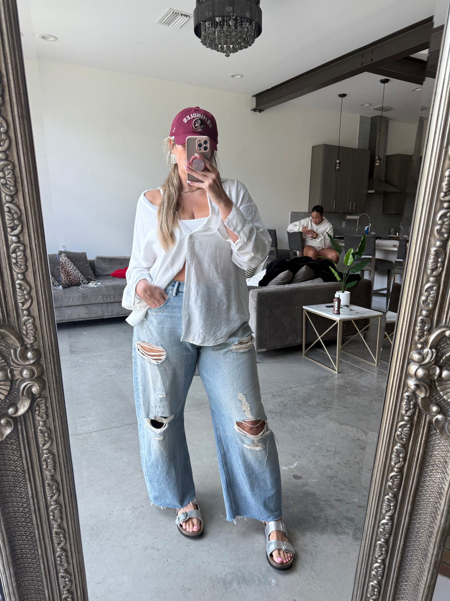 jeans size 12 (no stretch order your true to s jeans size 12 (no stretch order your true to size will fit in waist and loose in thigh)  There is a tie to cinch the waist in.


shirt & bra size XL

#LTKFindsUnder100 #LTKFindsUnder50 #LTKStyleTip