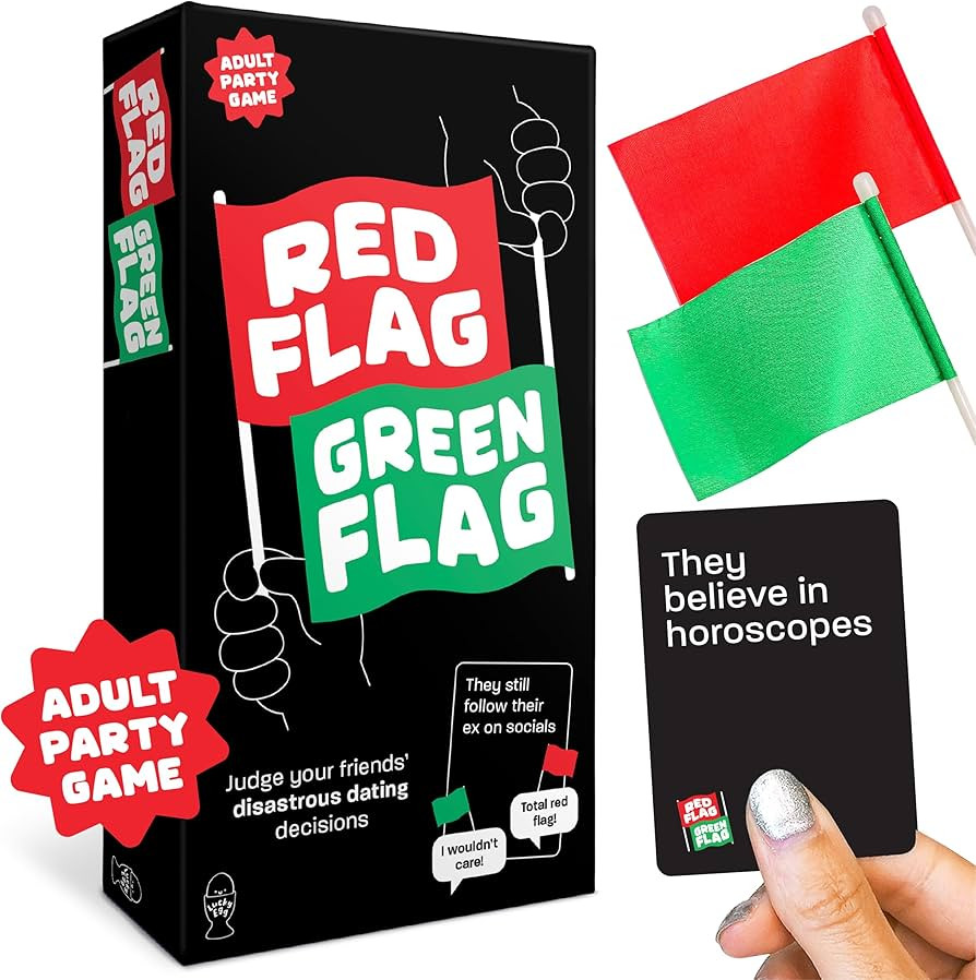 Lucky Egg - Fun Red Flag Green Flag Party Game - to Judge Your Friends Dating Decisions - 230 Div... | Amazon (US)