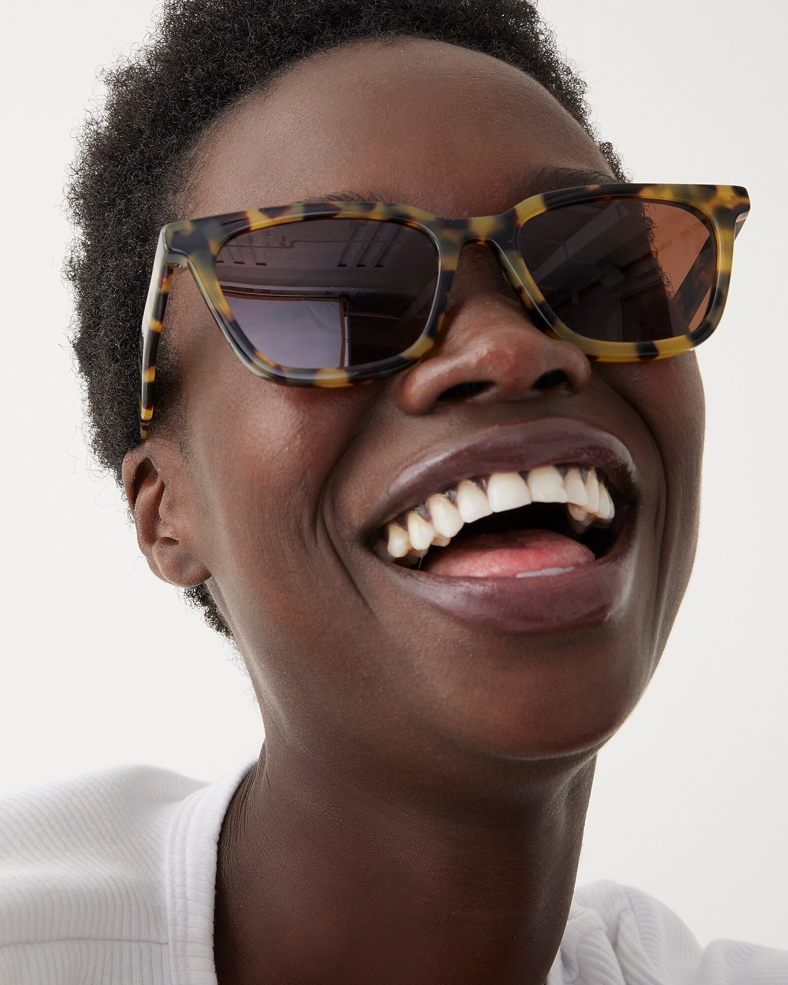 Oversized angular sunglasses | J. Crew US