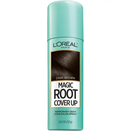 L Oreal Paris Root Cover Up Temporary Gray Concealer Spray Dark Brown 2 oz Pack of 6 | Walmart (US)