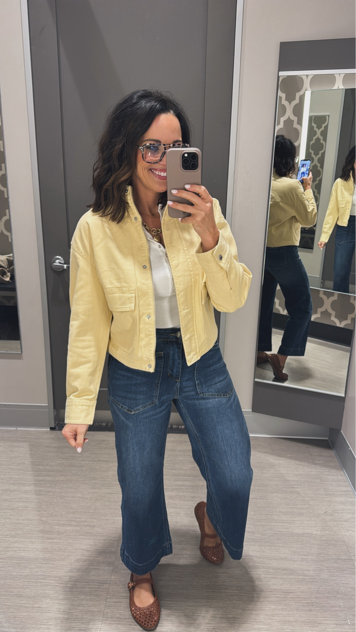 This yellow jacket from Target is the happiest little spring layer 💛

The color is the prettiest soft yellow and instantly brightens up any outfit. It’s lightweight, easy to throw on, and perfect for those cooler spring mornings or evenings.

I love it styled with denim and a basic tee for everyday errands or layered over a dress for a polished spring look. Such a good statement piece while still being super wearable.

Wearing a size small. 5’3 

#targetstyle #targetfinds #springlayers #yellowjacket #springoutfits #affordablefashion #momstyle

#LTKmomlife #LTKPetite