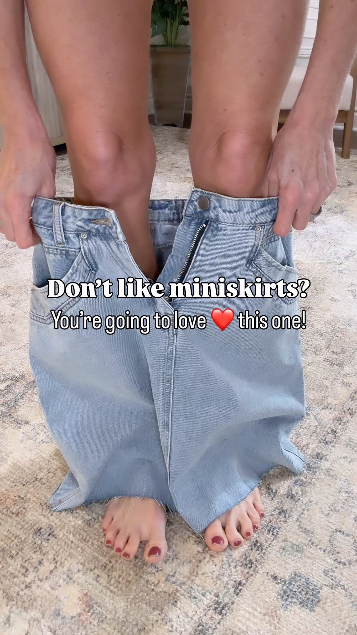 This longer length Amazon denim skirt is not only stylish, you can also bend over in it! I'm 5'6" and it hits around knee length. 

It comes in several shades of denim and fits true to size. Easy to dress up or down!

#LTKootd #LTKOver40 #LTKgrwm
