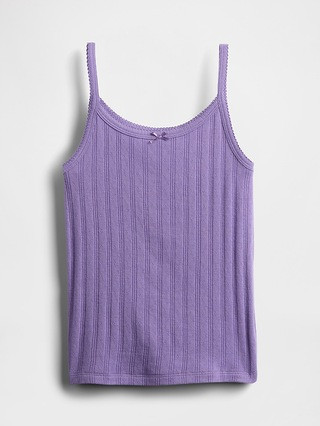 Kids Pointelle Rib Cami | Gap (US)