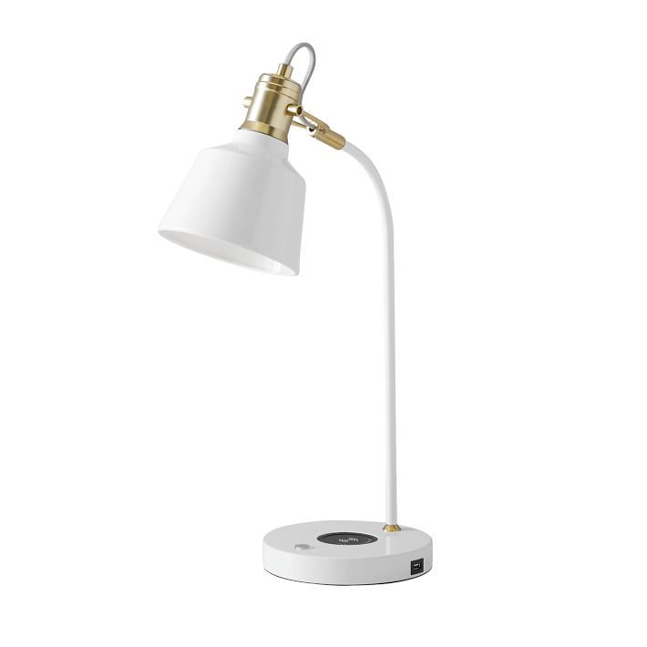 Taylor Wireless Charging Task Lamp with USB | Pottery Barn Teen