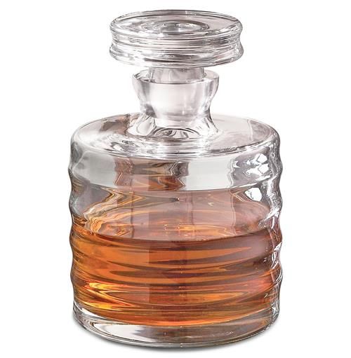 Oscillation Traditional Masculine Wine Spirit Decanter - 8.75 Inch | Kathy Kuo Home