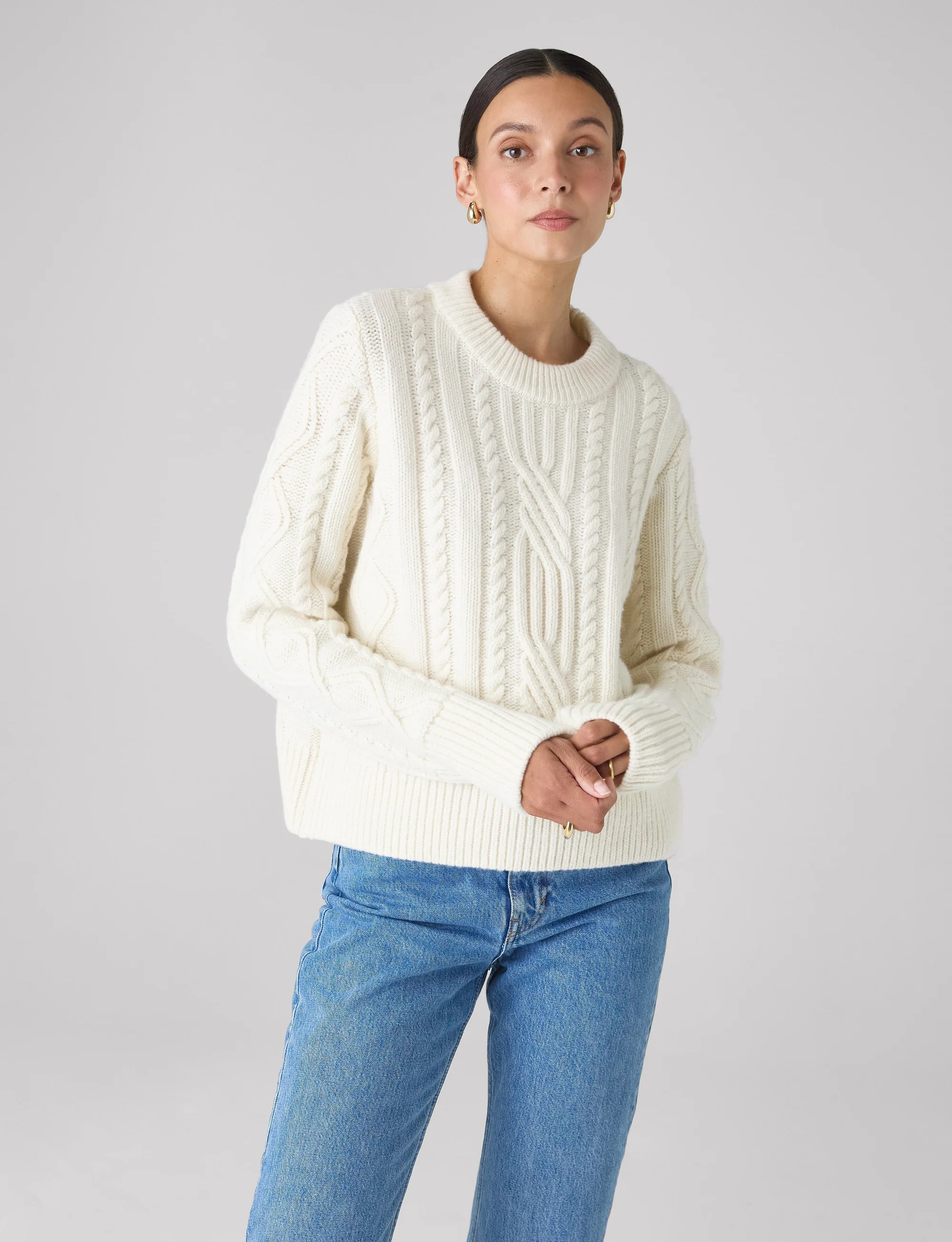 Devon Cable Jumper | With Nothing Underneath