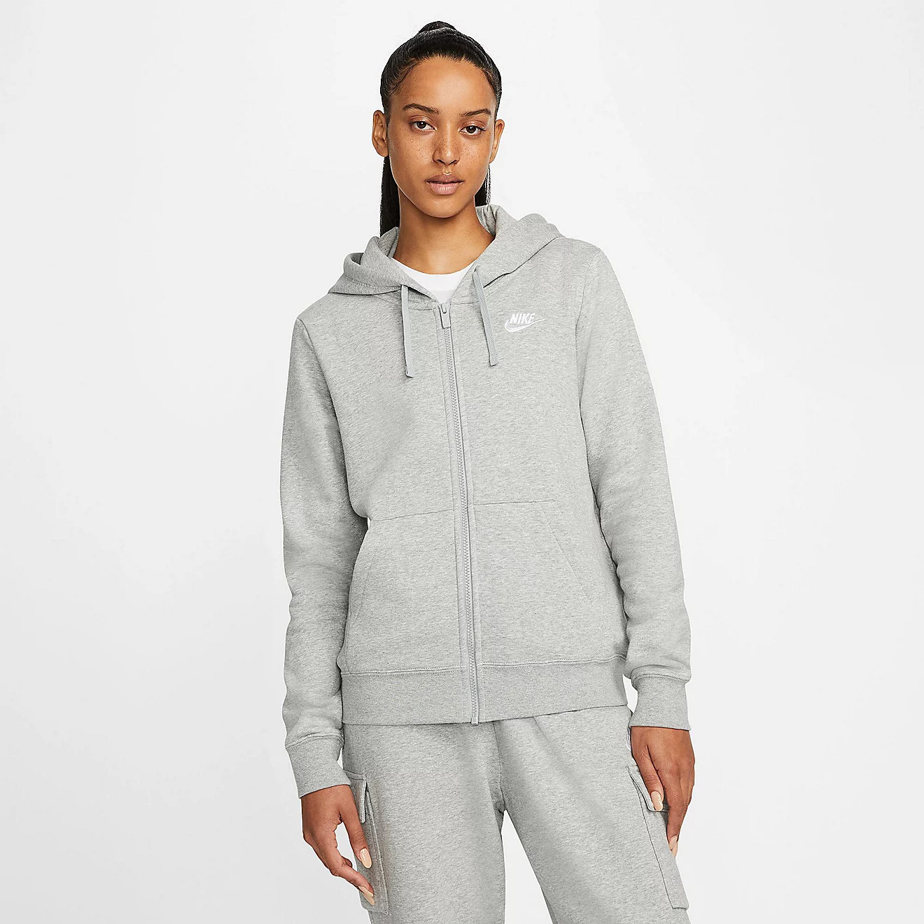 Nike Women's Club Fleece Full-Zip Hoodie | Academy Sports + Outdoors