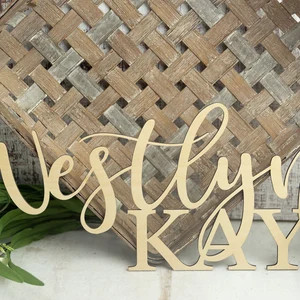 custom name cutout, nursery name sign, nursery custom name, first and middle name, Custom name, w... | Etsy (US)